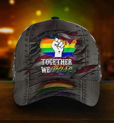 Gay Pride Cap Hat Love Has No Gender Lgbt Cap Hat Couple Lesbian Gifts Qftd Rosateestore
