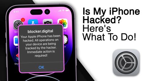 Is My Iphone Hacked Heres What To Do Youtube