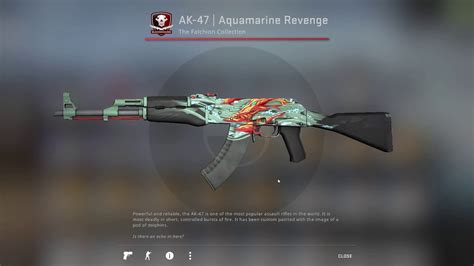 Ak Aquamarine Revenge Minimal Wear Opened On First Case Youtube