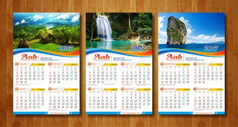 Contoh Desain Kalender Poster