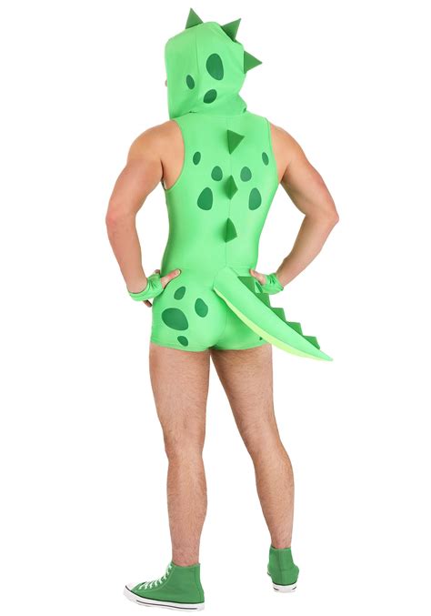 Sexy Dino Mens Costume Romper Dinosaur Costumes