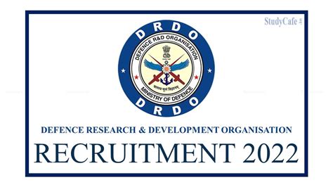 Drdo Recruitment 2022 Check Post Details Qualification Age And How To Apply