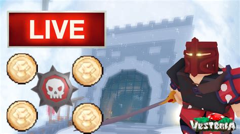 Live Grinding The Wealth Roblox Vesteria Youtube