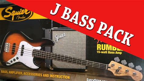 Squier Affinity J Bass Pack Unboxing With Cranbourne Music Youtube