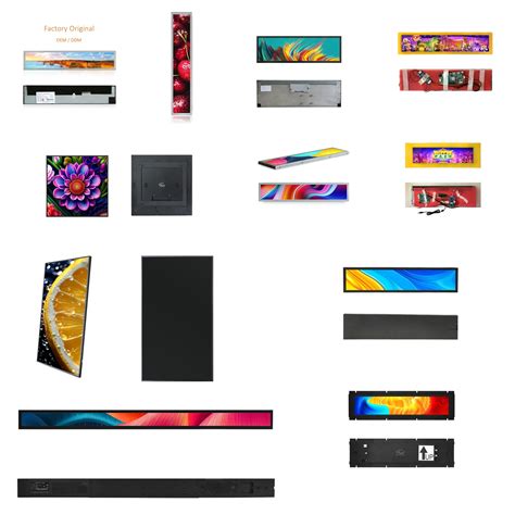 Custom Bar Type Lcd Monitor Inch Stretch Vivid Info Display Lcd