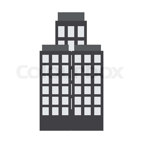 Tall Building Icon Stock Vector Colourbox