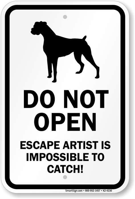 Dog Gate Signs