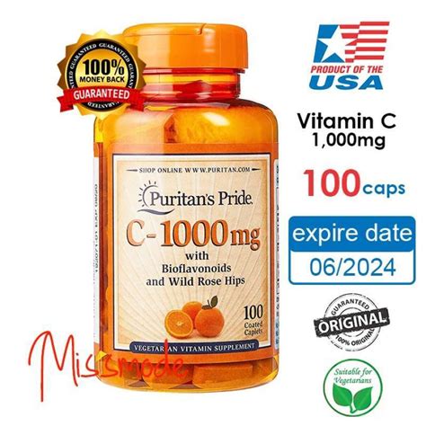 Jual Puritan Pride Vitamin C Mg Caps Missmode Di Seller