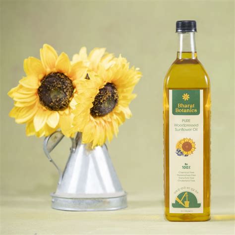 Authentic Coldwood Pressed Sunflower Oil Bharat Botanics