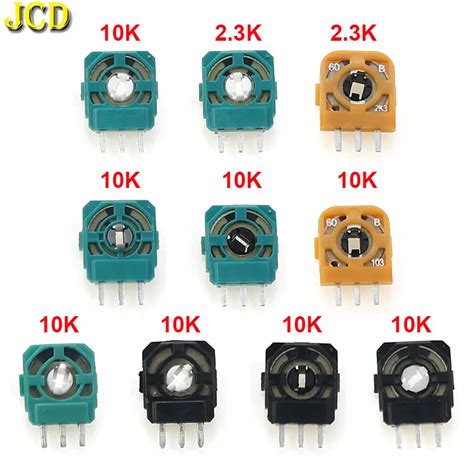 JCD 1Pcs 3D Analog แกน Resistor Potentiometer สำหรบ PS4 Controller 3D