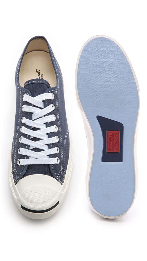 Lyst - Converse Jack Purcell Canvas Sneakers in Blue for Men