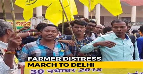 Over A Lakh Protesting Farmers Take Out Kisan Mukti March In Delhi