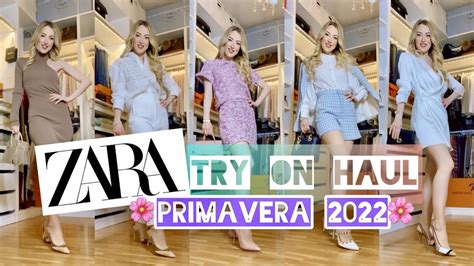 SÚPER ZARA HAUL NOVEDADES PRIMAVERA 2022 TRY ON IDEAS DE LOOKS PARA