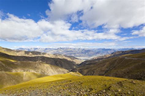 Tibet Plateau Terrain Stock Photo Image Of Sunlight 12887288