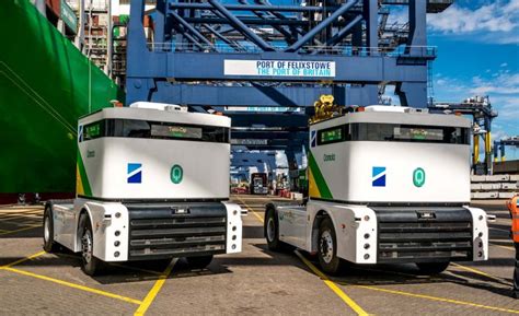 Port Of Felixstowe Introduces Autonomous Terminal Tractors Into