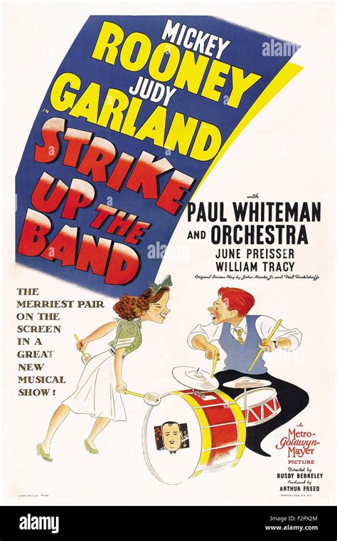 Strike Up the Band - Movie Poster Stock Photo - Alamy