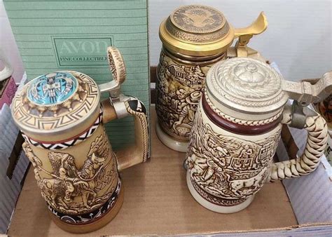 3 Collector Beer Steins - Kramer Auction LLC