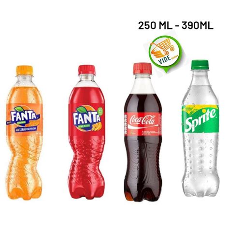 Jual Sprite Fanta Coca Cola 250ml And 390ml Shopee Indonesia