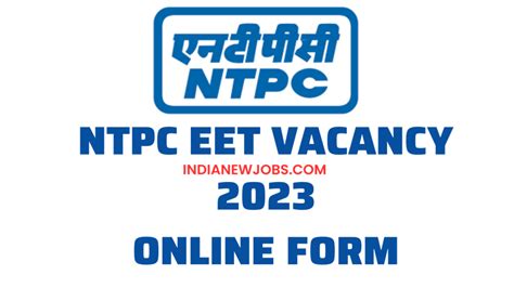 NTPC EET Recruitment 2023 Notification Apply Online