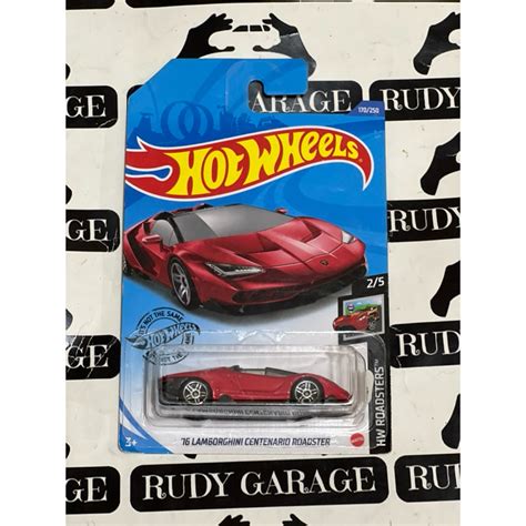 Jual Hot Wheels Lamborghini Centenario Roadster Merah Shopee Indonesia