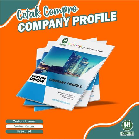 Jual Cetak Company Profile Buku Majalah Katalog Custom Shopee Indonesia