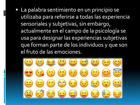 La diferencia entre emoción y sentimiento PPT