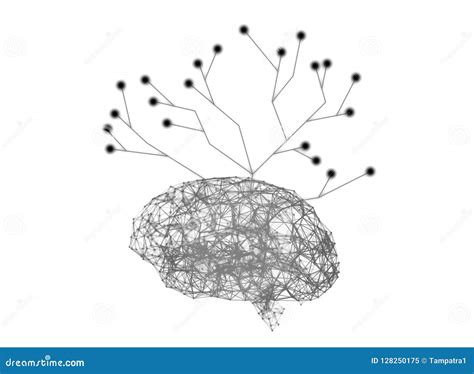 Tree Structure With Illuminated Neurons Neurons Brain Cells Neural