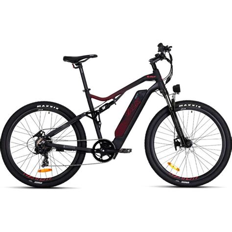 Valk Xt9 29 Dual Suspension Mountain Ebike Black And Red Woolworths