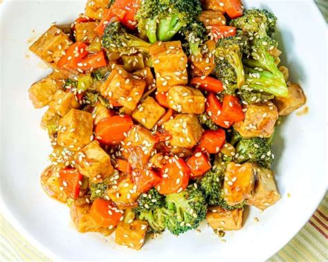 Teriyaki Tofu Stir Fry Recipe Cheap Lazy Vegan