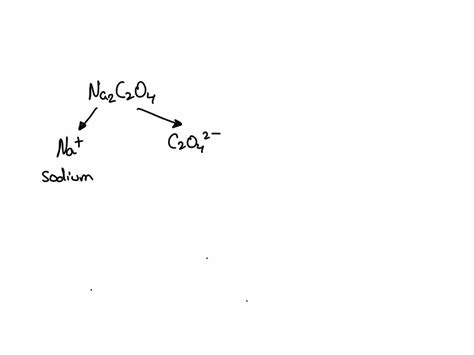 Solved Pick The Correct Name Of Na2c2o4 Group Of Answer Choices Disodium Oxalate Sodium Oxalate