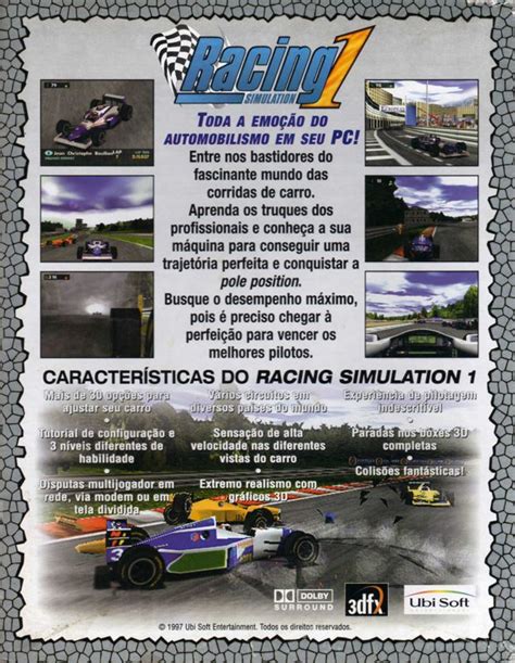 F Racing Simulation Windows Box Cover Art Mobygames