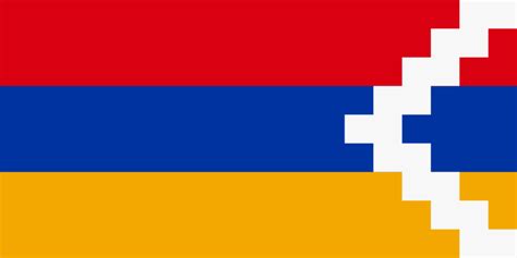 The Nagorno-Karabakh Flag - Openclipart