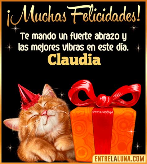 Feliz Cumplea Os Claudia Felicidades Claudia