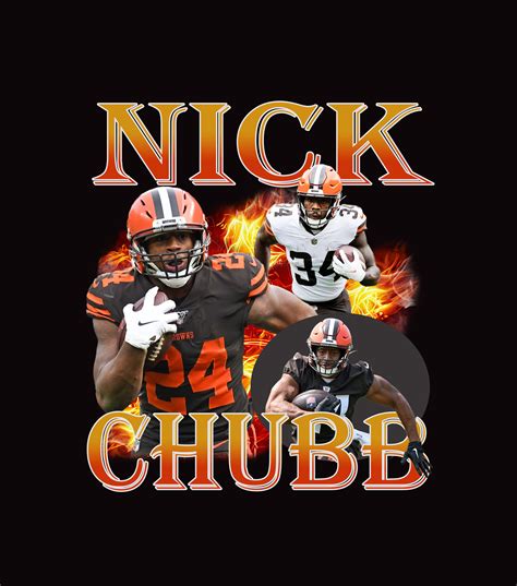 Nick Chubb PNG, Nick Chubb Shirt, Vintage Oversized Sport Tee, Retro ...