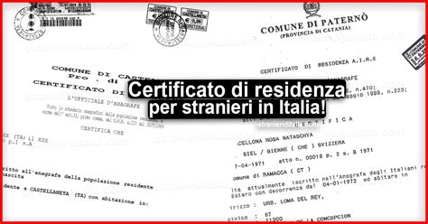 Certificato Di Residenza Per Stranieri 2021 Guida Completa