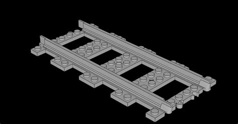 Lego Compatible 53401 Dat Train Track 6 Studs Wide Straight By