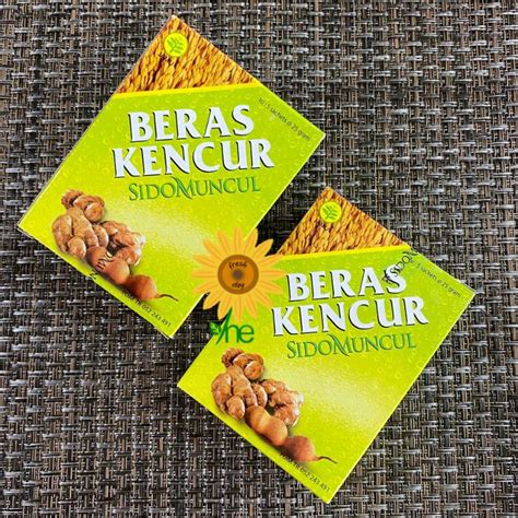 Sidomuncul Beras Kencur Sachets X Gram Shopee Singapore