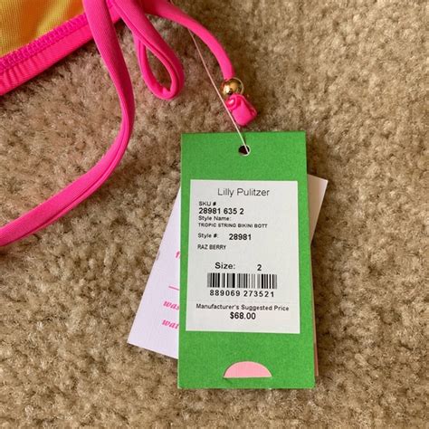 Lilly Pulitzer Swim Nwt Lilly Pulitzer Tropic String Bikini Bottom