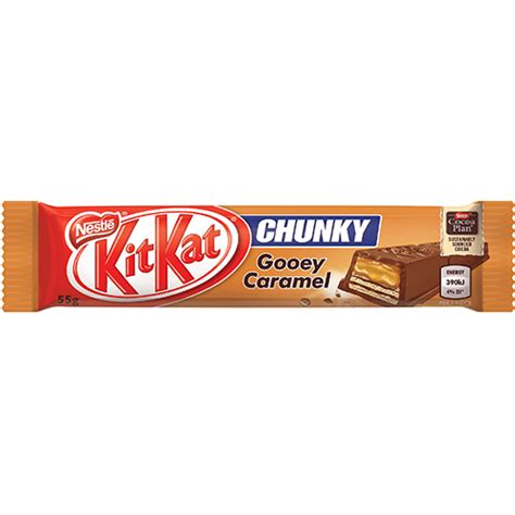 Kit Kat Chunky Gooey Caramel Bar Gofood LolliesNZ