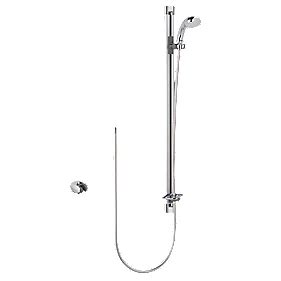 Mira Flex Shower Kit Modern Design Chrome | Shower Rail Kits | Screwfix.com