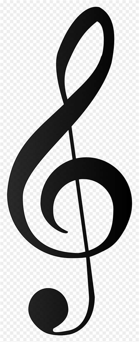 Printable Treble Clef Sign