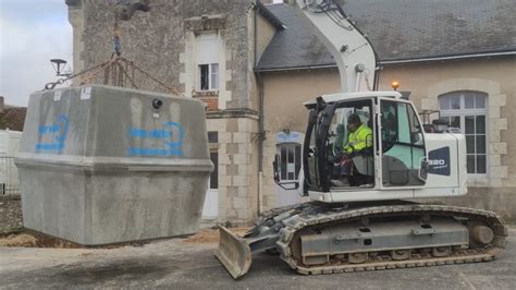 Une Cuve De Récupération Des Eaux Pluviales Installée à Mulsans