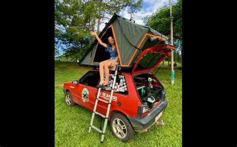 Casal Brasileiro Transforma Fiat Uno Em Casa M Vel E Viaja Pelo Brasil