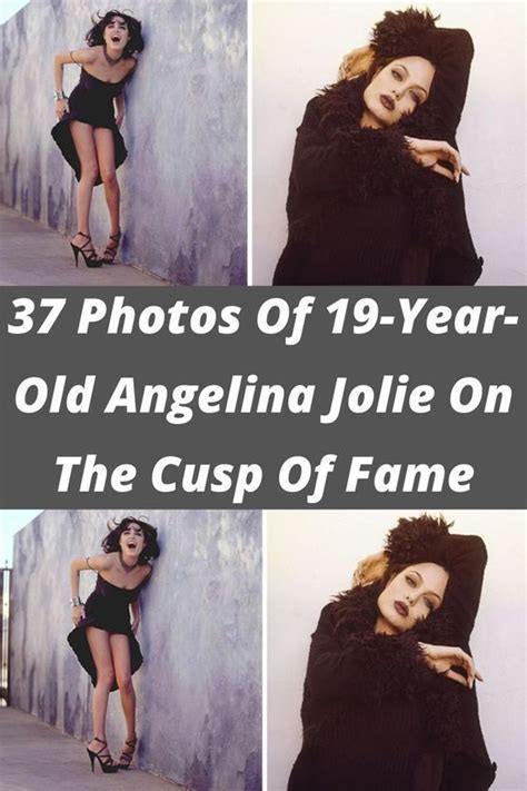 37 Photos Of 19 Year Old Angelina Jolie On The Cusp Of Fame Angelina Jolie Hollywood Scenes