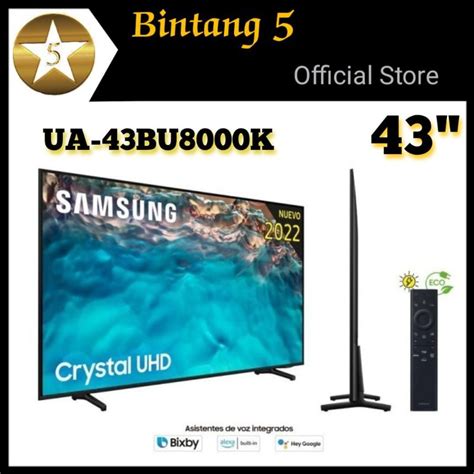 Jual Samsung 43bu8000 Crystal Uhd 4k Smart Tv 43 Inch Ua43bu8000k 43bu8000k Ua43bu8000kxxd