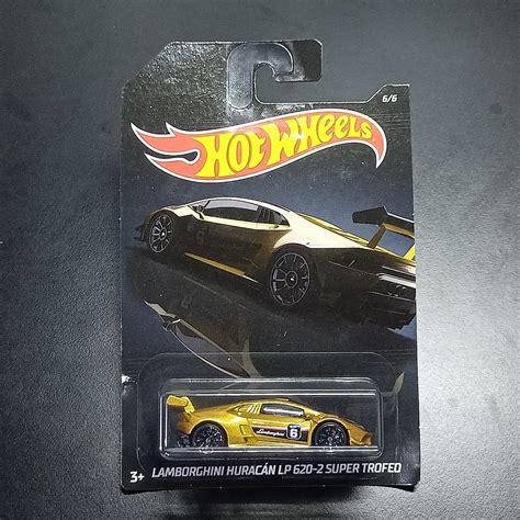 Hot Wheels Lamborghini Huracan Lp Super Trofeo Gold Shopee Malaysia