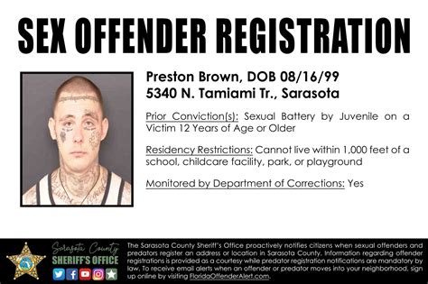 Scso With New Sexual Offender Alerts From Sarasota To Venice The