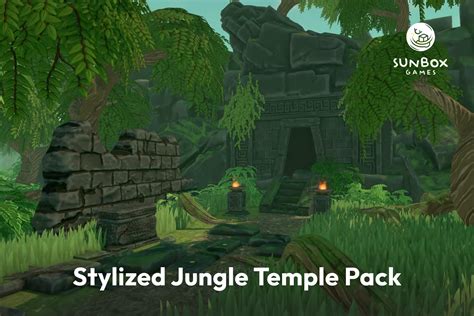 Stylized Jungle Temple Pack 3d 판타지 Unity Asset Store