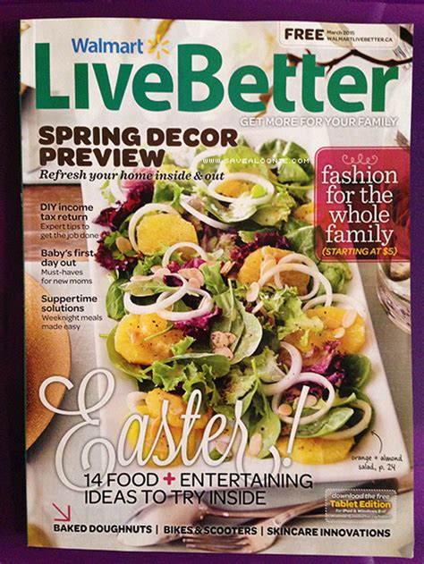 Walmart Live Better Magazine Preview