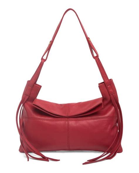 Hobo International Promise Leather Shoulder Bag In Scarlet At Nordstrom